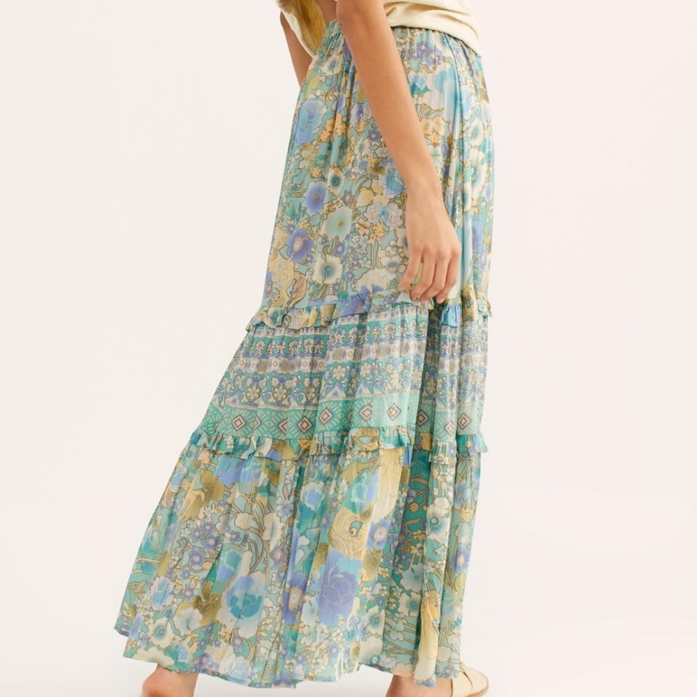 New spell designs amethyst maxi skirt turquoise FP - Picture 12 of 13